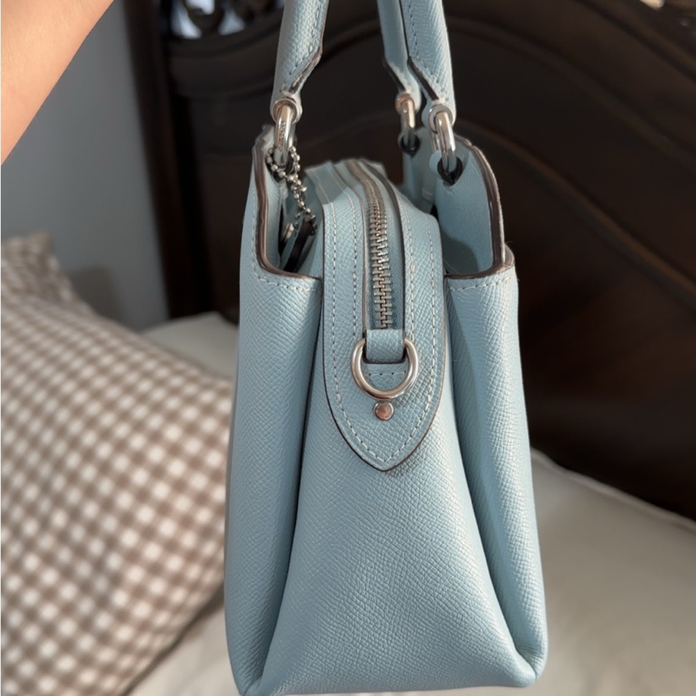 Coach Mini Lillie Carryall in Powder Blue - Picture 4 of 10